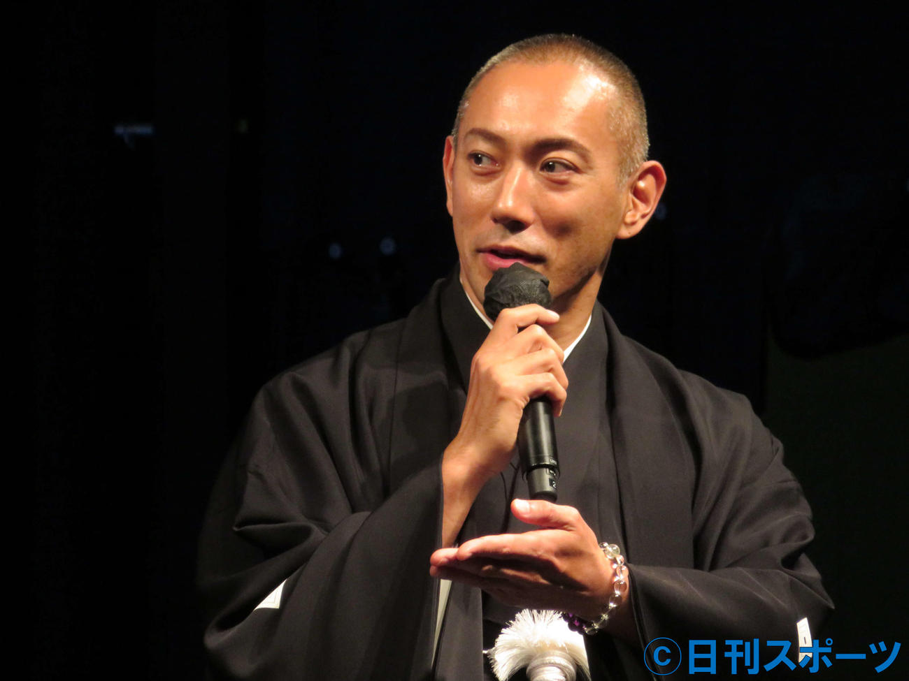 「東京コミコン2020」に登壇した市川海老蔵（撮影・三須佳夏）