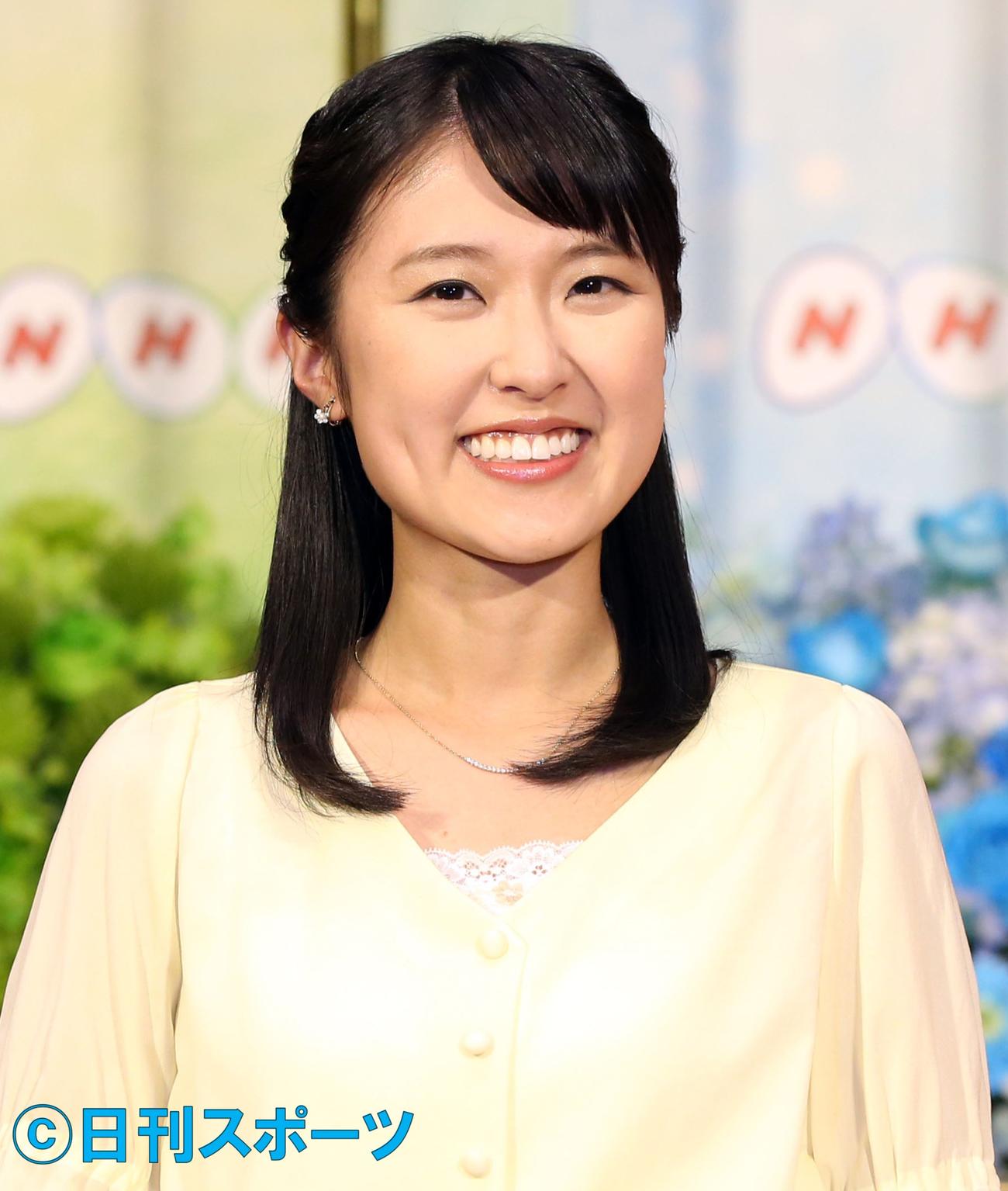 ＮＨＫ近江友里恵アナウンサー（17年2月撮影）