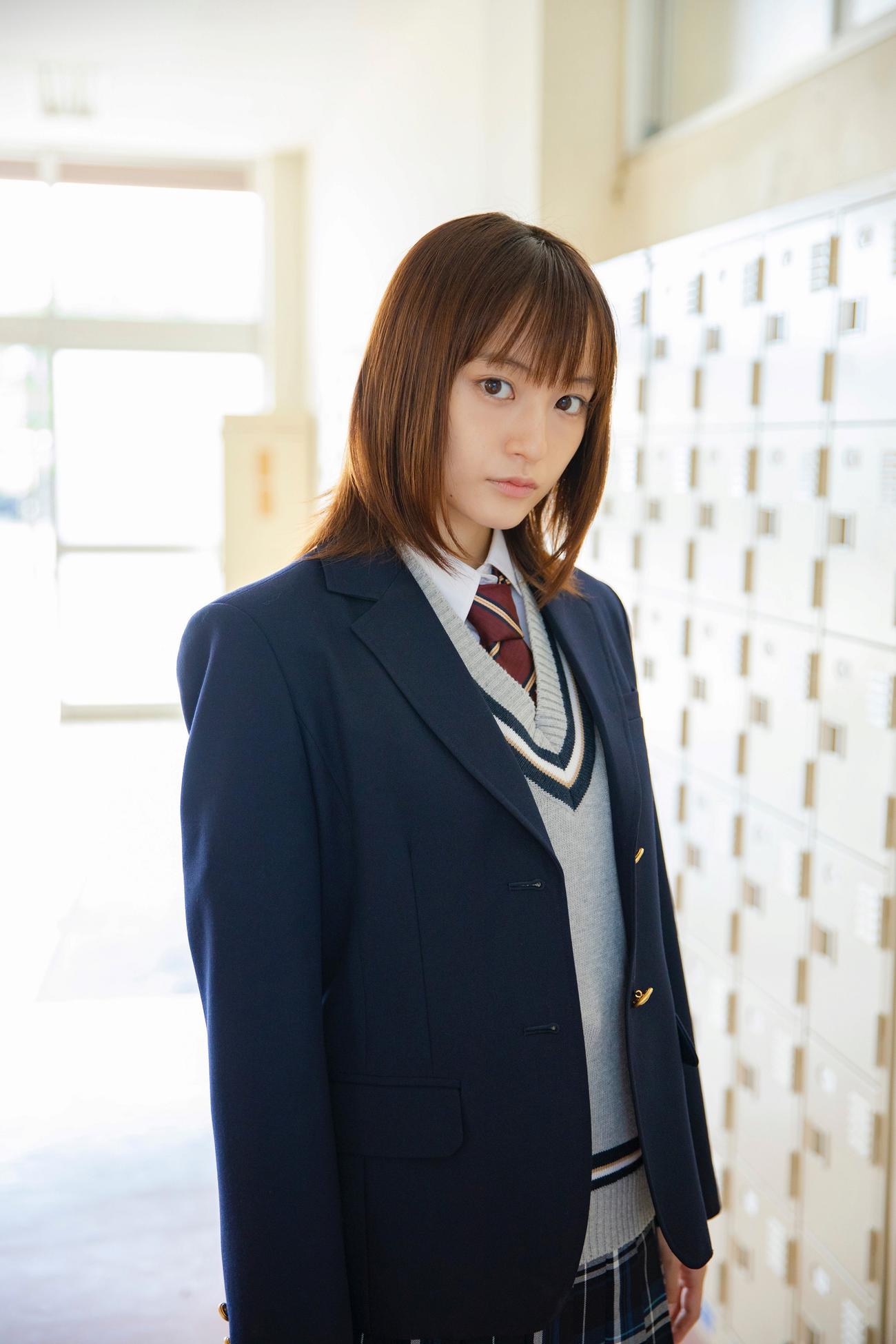 ドラマ「お茶にごす。」で浅川夏帆役を演じる萩原みのり