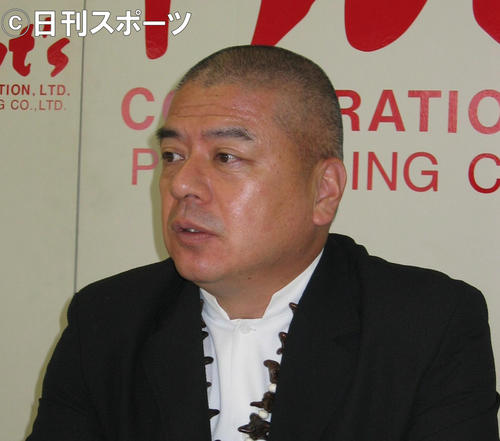 織田無道さん（04年7月撮影）