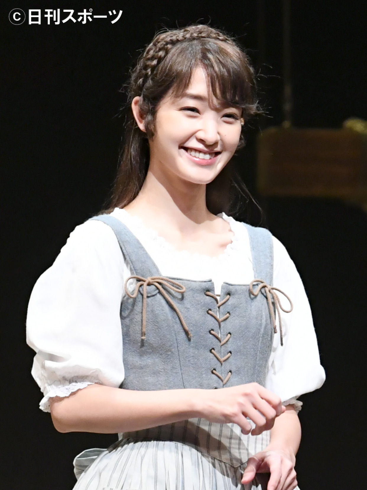 「No.9」の公開を前に、会見したマリア役の剛力彩芽（撮影・酒井清司）