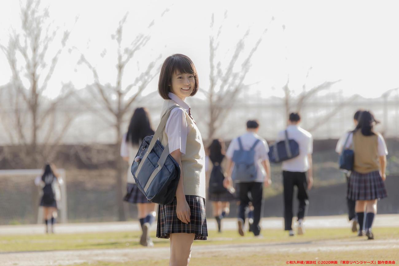 映画「東京リベンジャーズ」でヒロインのヒナタ役を演じる今田美桜