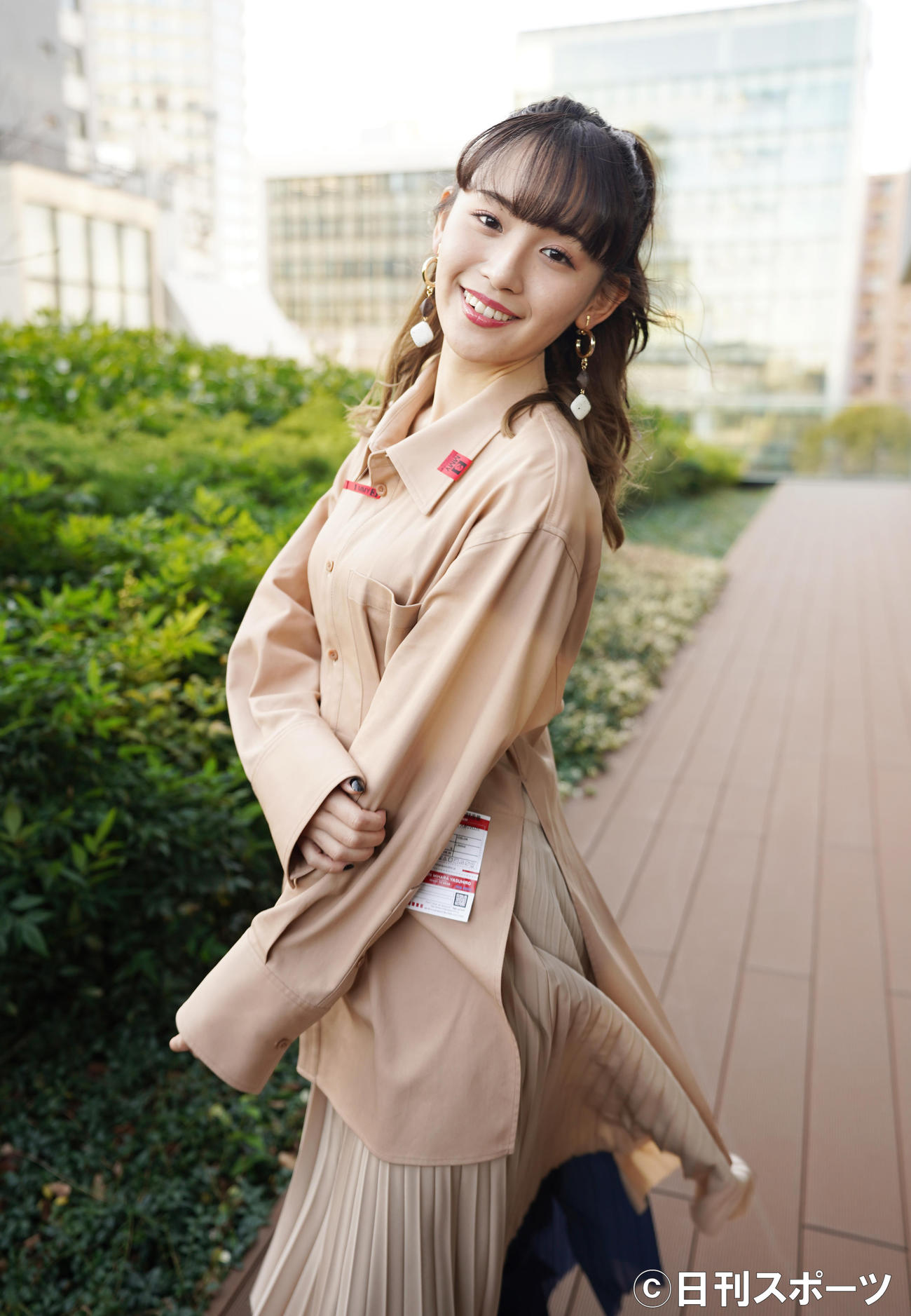 浅川梨奈（2020年12月4日撮影）