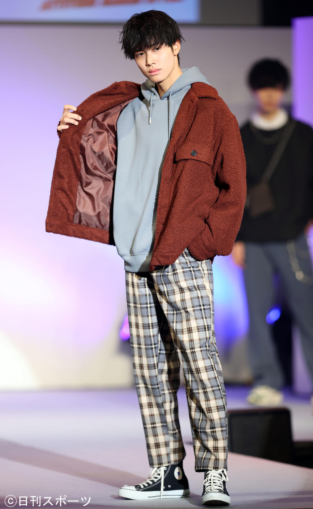 男子高生ミスターコン2020でグランプリに輝いた高校2年生の中野晴仁さん（撮影・浅見桂子）
