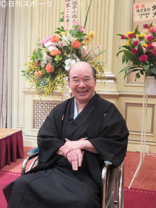 林家こん平さん(2018年8月22日撮影)