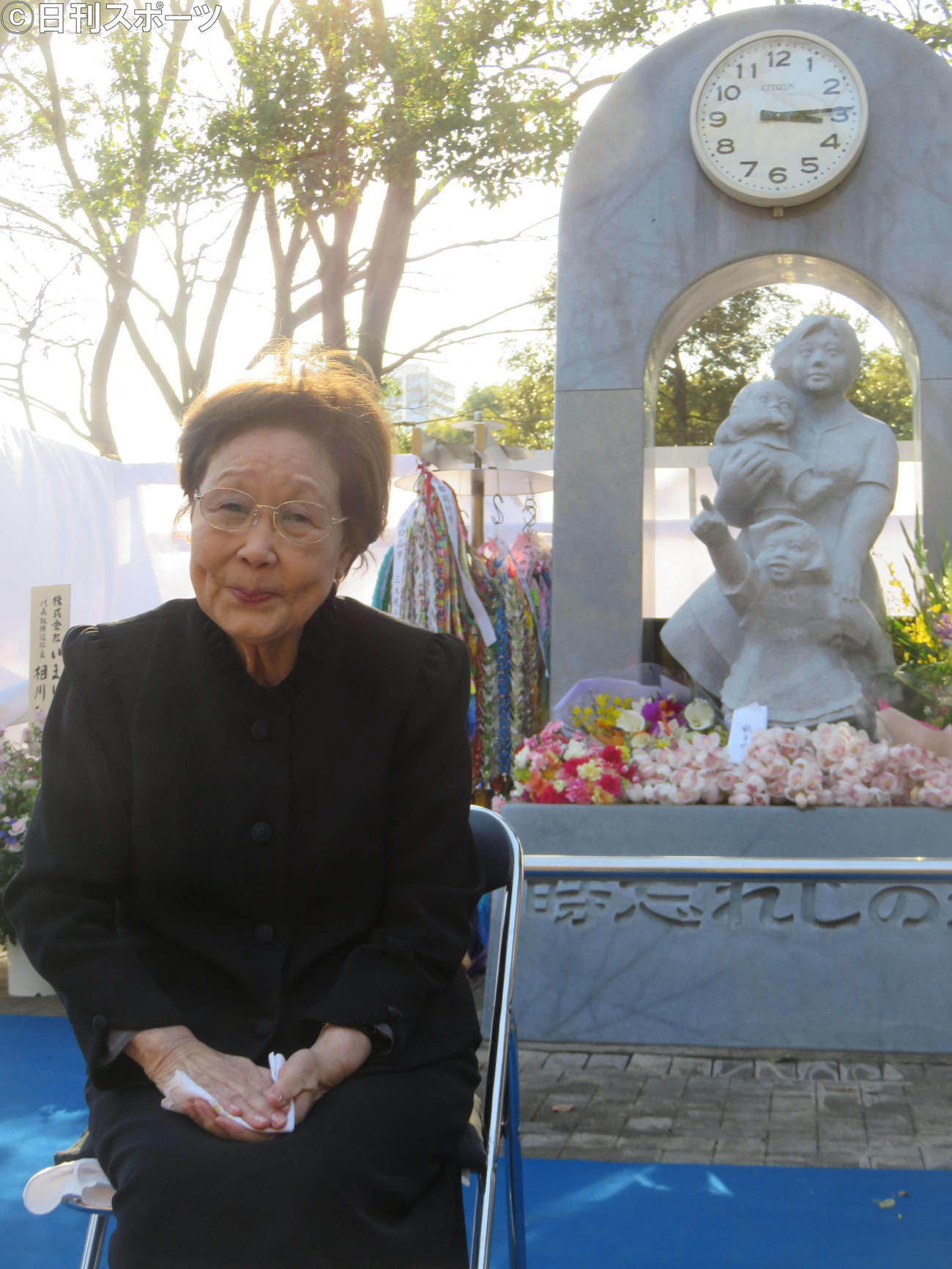 海老名香葉子さん（2019年3月9日撮影）