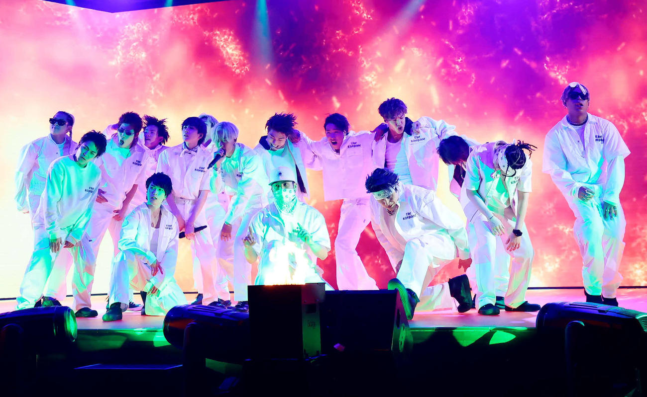 配信ライブ「LIVE×ONLINE」でグループとして新たな顔を見せたTHE　RAMPAGE