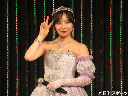 卒業公演を行った村瀬紗英(撮影・星名希実)
