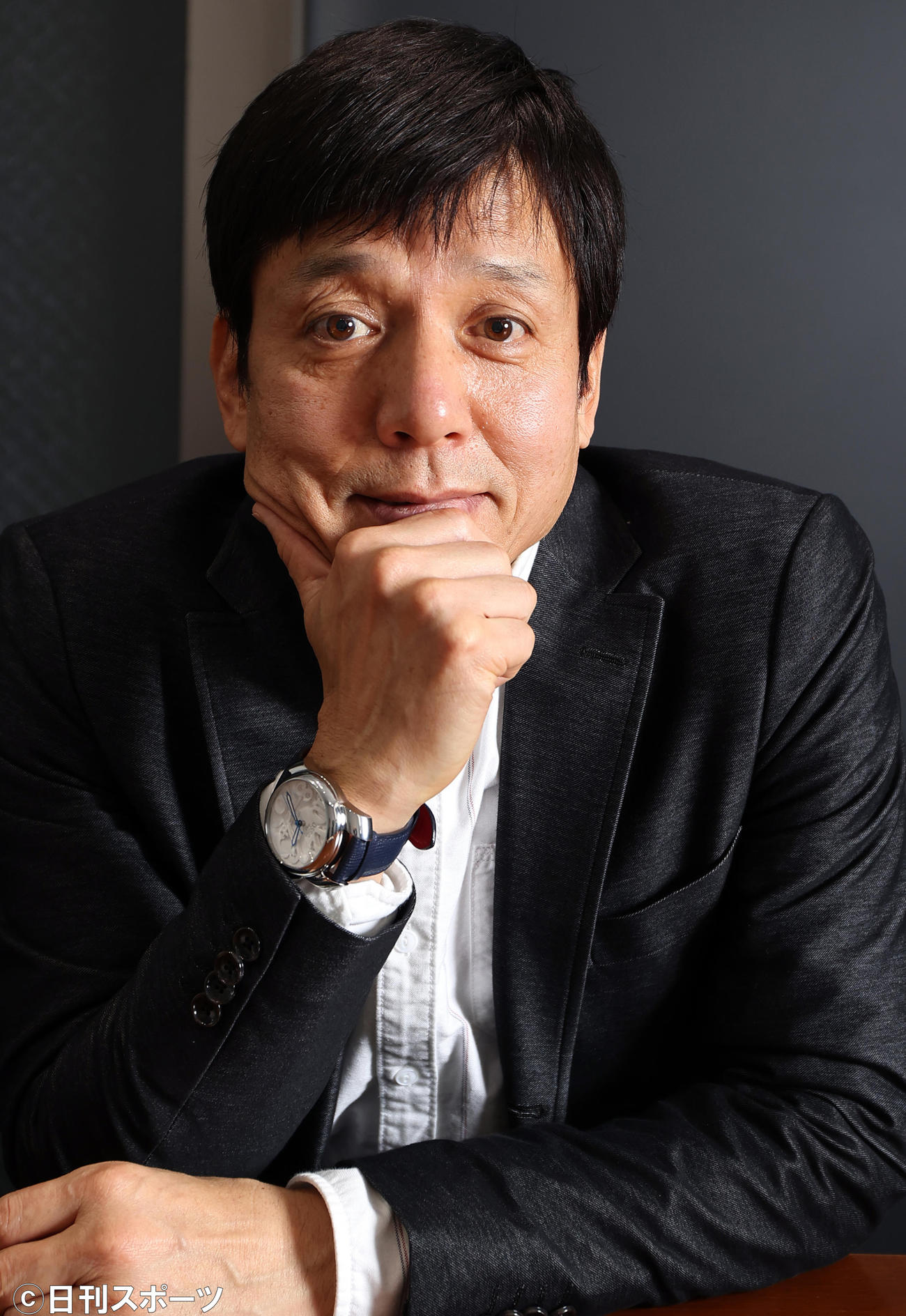嵐との思い出を独特の愛情込めた表現で語った勝村政信（撮影・浅見桂子）