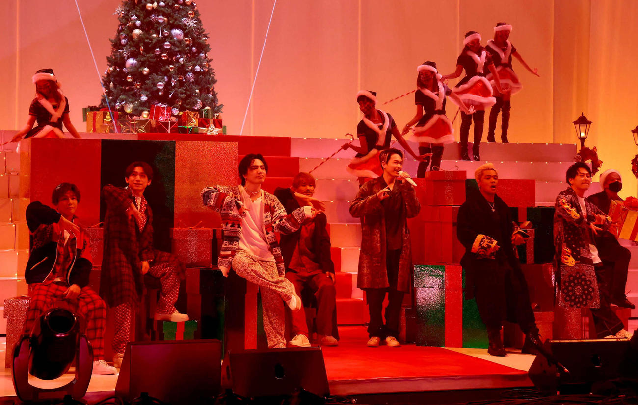 クリスマスイブに配信ライブを行った三代目　J　SOUL　BROTHERS