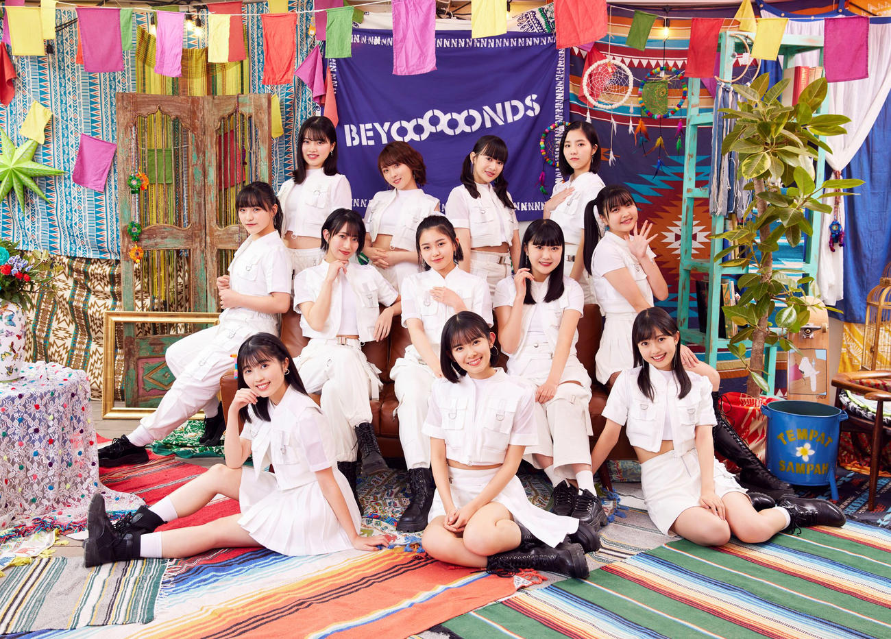 来年3月3日にトリプルA面シングル「Now　Now　Ningen／激辛LOVE／こんなハズジャナカッター」を発売する　ハロー！プロジェクトのアイドルグループBEYOOOOONDS（ビヨーンズ）