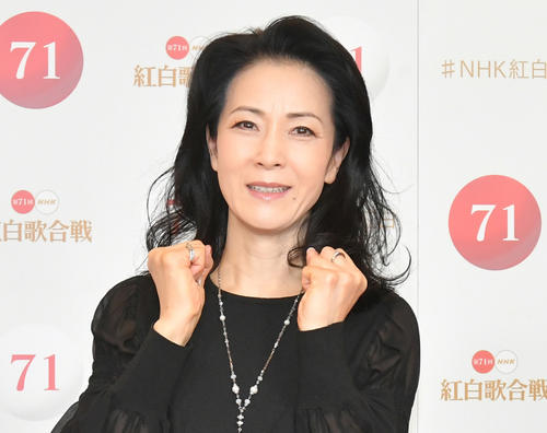 紅白歌合戦のリハーサルに登場した坂本冬美（代表撮影）