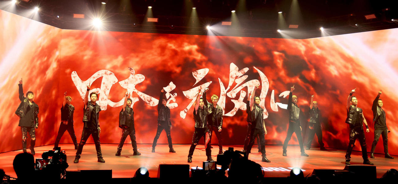 14人体制で初めてのライブを行い“NEW　EXILE”を印象づけたEXILE