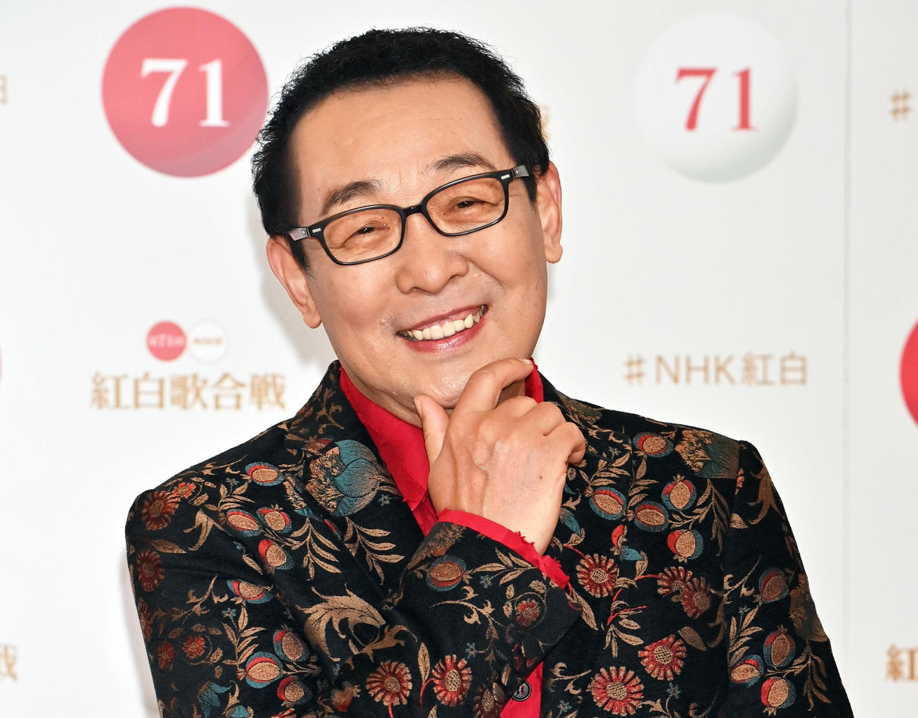 NHK紅白歌合戦のリハーサルに登場したさだまさし（代表撮影）