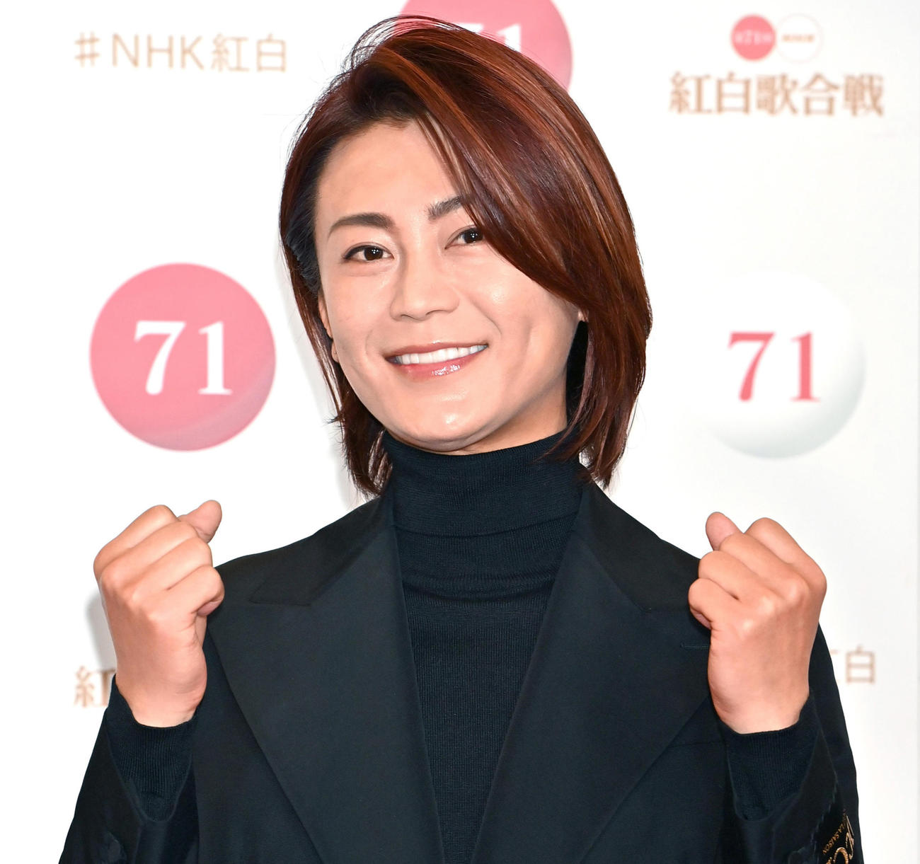 第71回NHK紅白歌合戦のリハーサルに登場した氷川きよし（代表撮影）