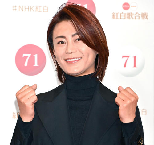 第71回NHK紅白歌合戦のリハーサルに登場した氷川きよし（代表撮影）