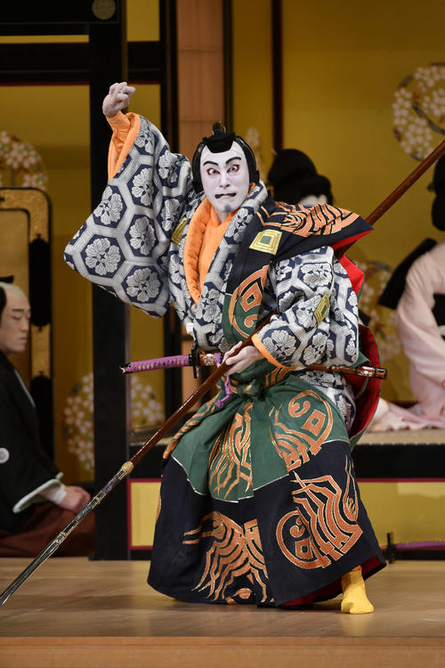 「初春海老蔵歌舞伎」に出演し、「毛抜」で粂寺弾正を演じる市川海老蔵(C)松竹