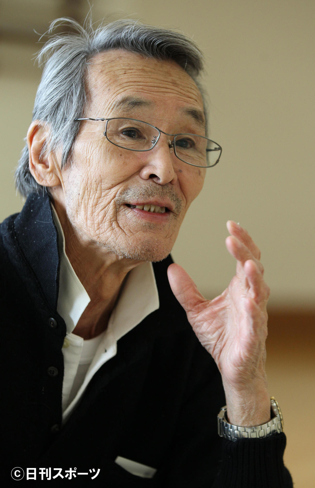 福本清三さん（2014年11月28日撮影）