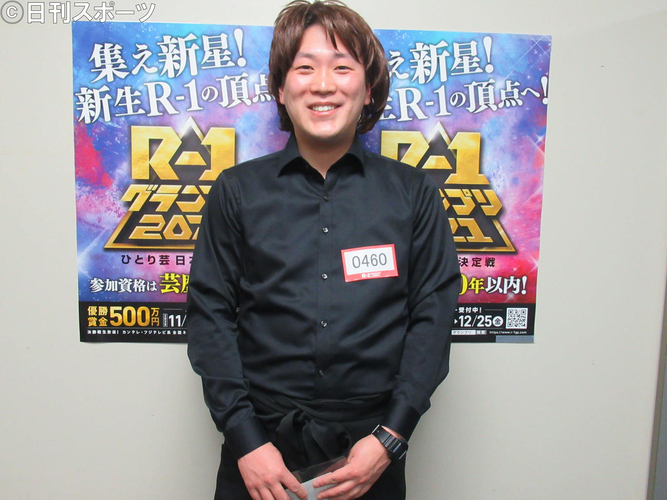 「R－1グランプリ2021」1回戦に出場したネイビーズアフロはじり（撮影・星名希実）