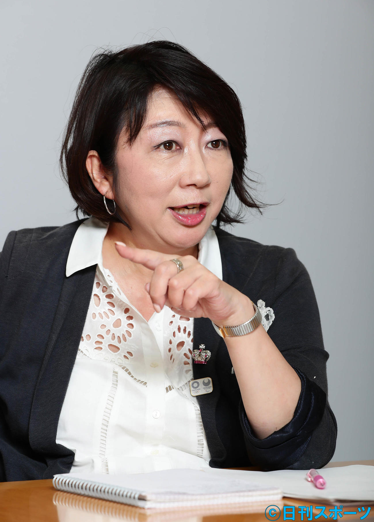 ニッポン放送の檜原麻希社長（2019年6月25日撮影）
