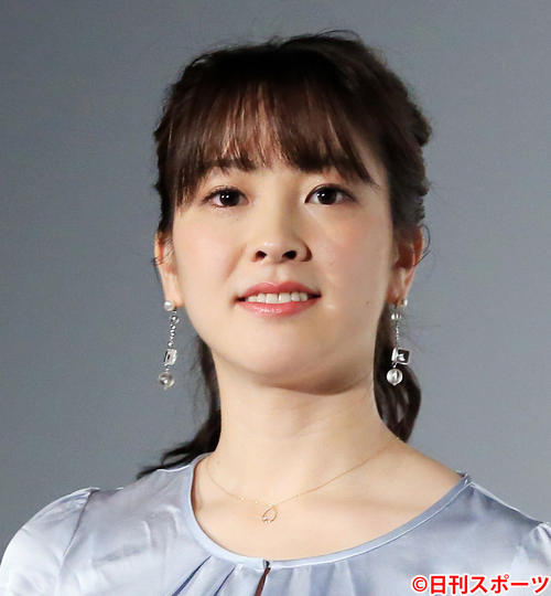 フジ三上真奈アナウンサー(2019年2月4日撮影)