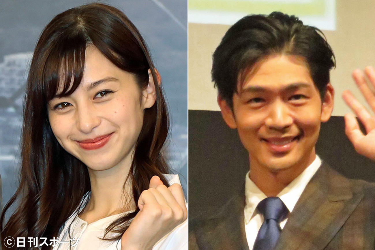 中条あやみ（左）松下洸平