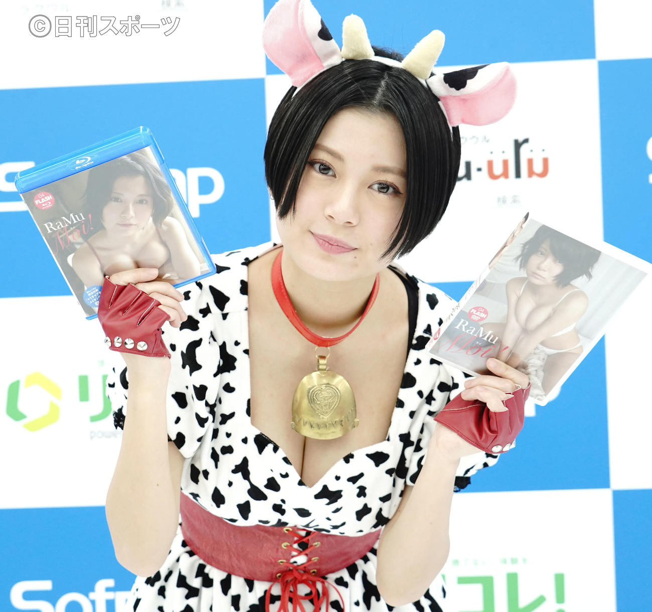 最新DVD「Moi！」の発売記念オンラインイベントを行ったRaMu（撮影・佐藤成）