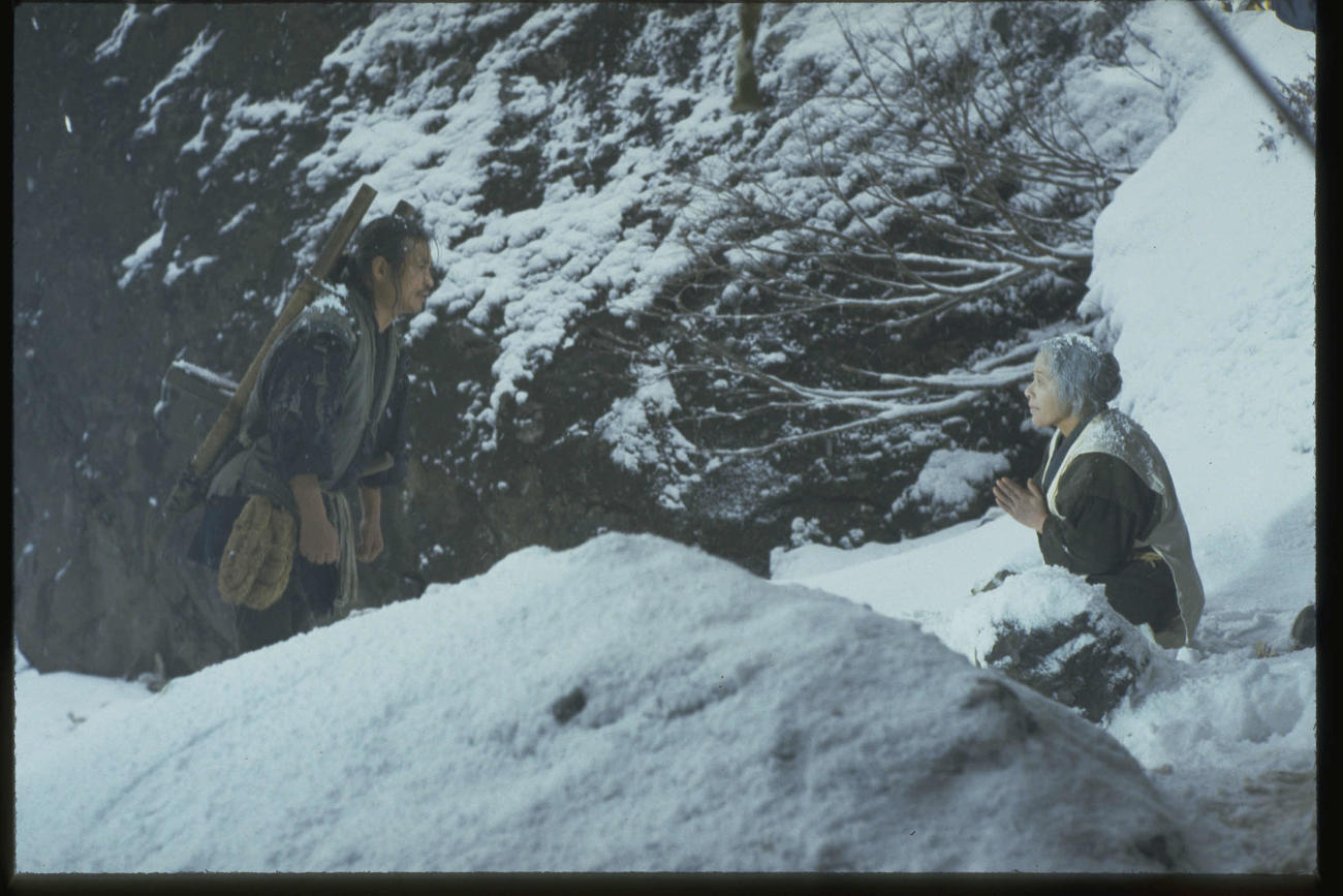 坂本スミ子さん主演の映画「楢山節考」
（C）今村プロ・東映