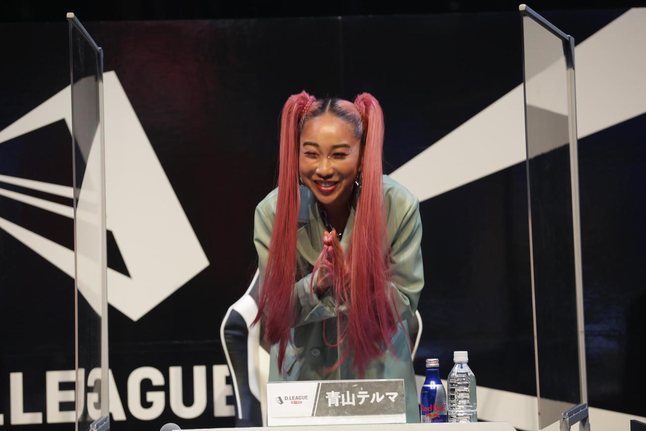D．LEAGUE第2戦でゲスト審査員を務めた青山テルマ