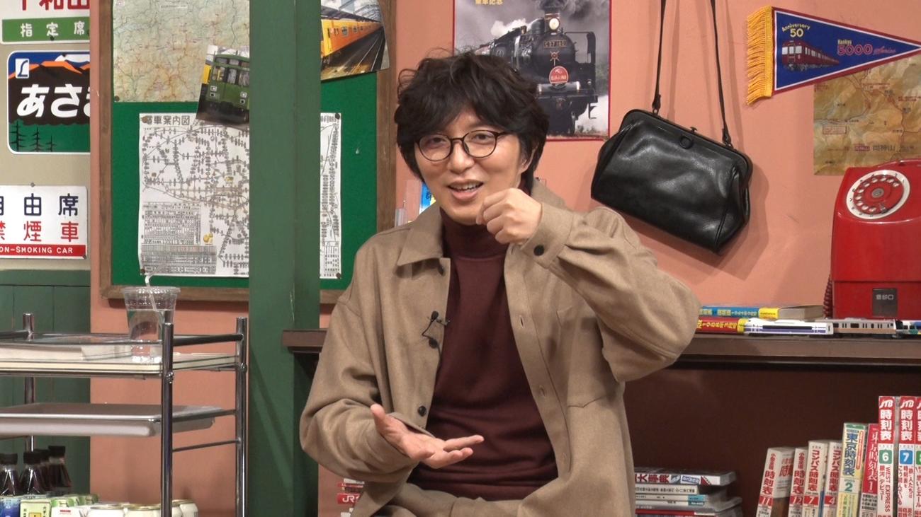 2月1日放送のBS日テレ「友近・礼二の妄想トレイン」に出演する土屋礼央（C）BS日テレ