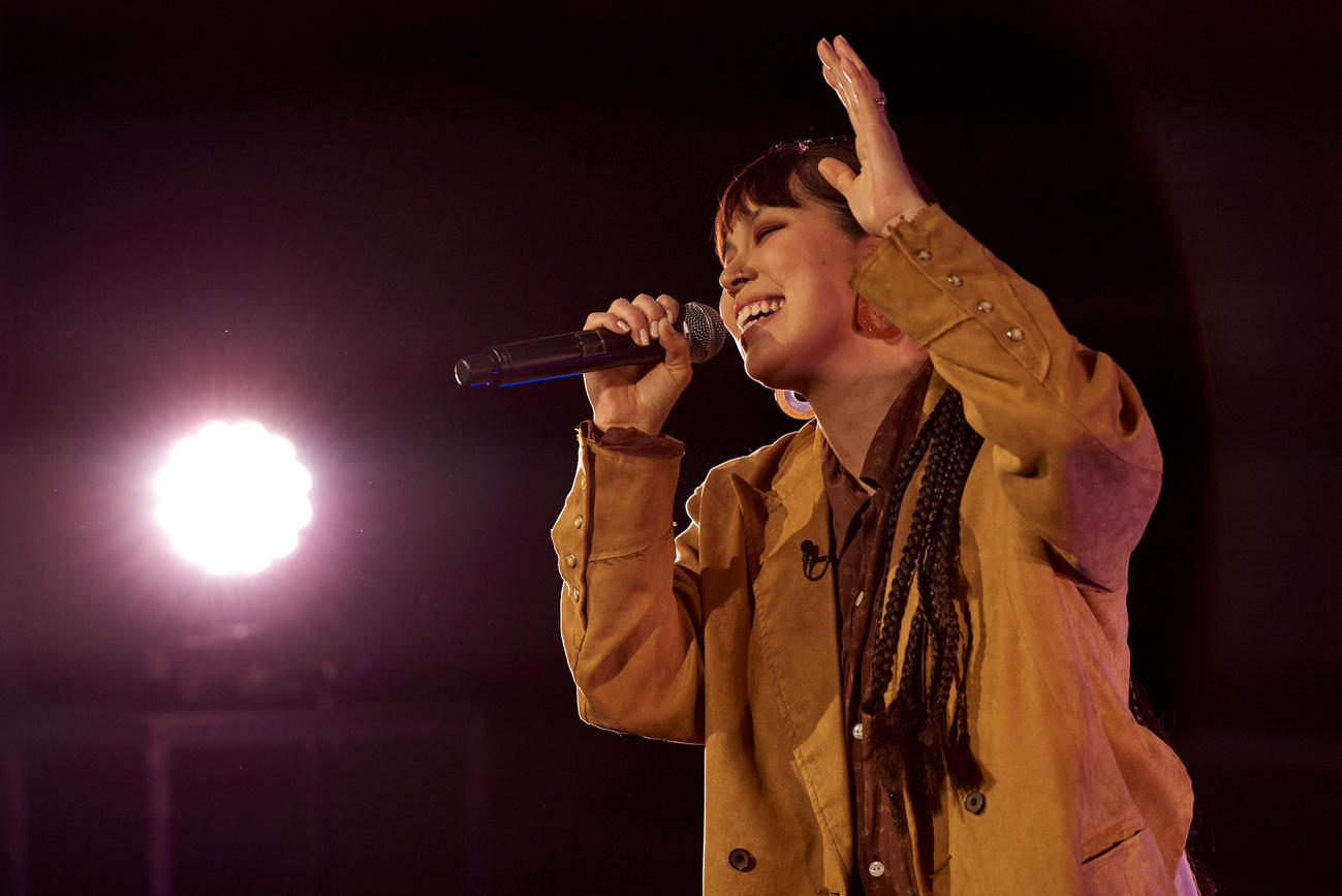 オンラインイベント「deleteC　2021－HOPE－」で新曲「HOPE」などを披露したAI