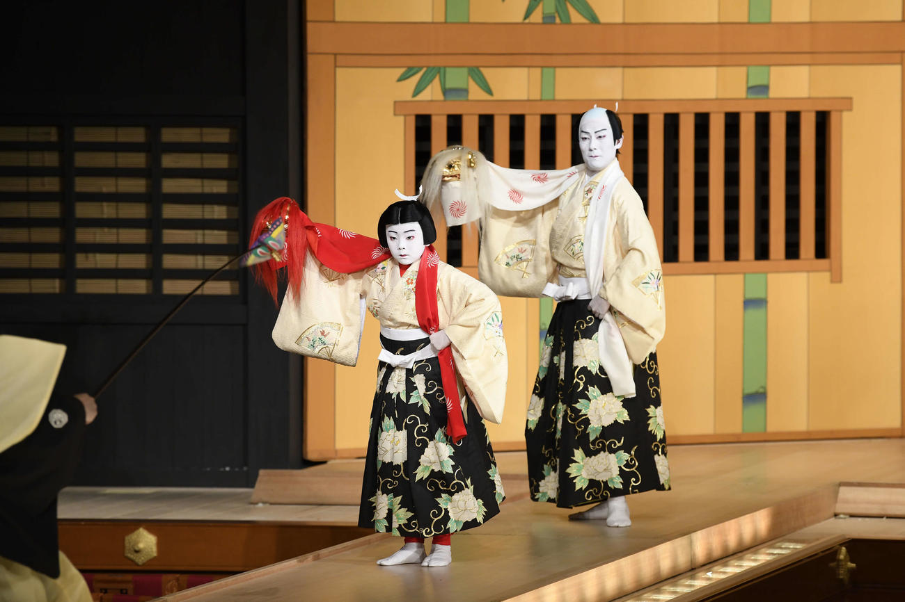 「二月大歌舞伎」の第3部「連獅子」に出演する中村勘太郎（左）、中村勘九郎（提供・松竹）