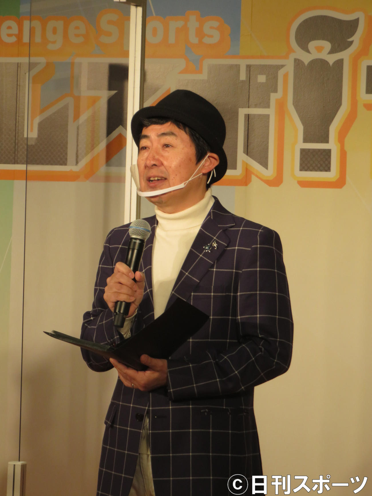 「チャレスポ！TOKYO」のオンライン配信のMCを務める笠井信輔アナウンサー