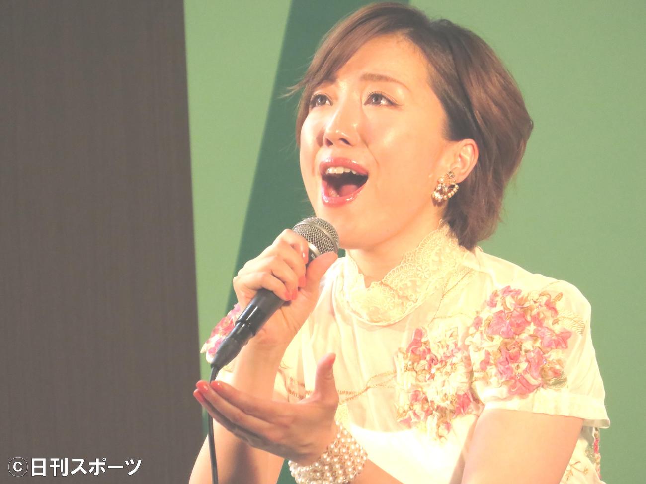 平原綾香（2018年5月9日撮影）