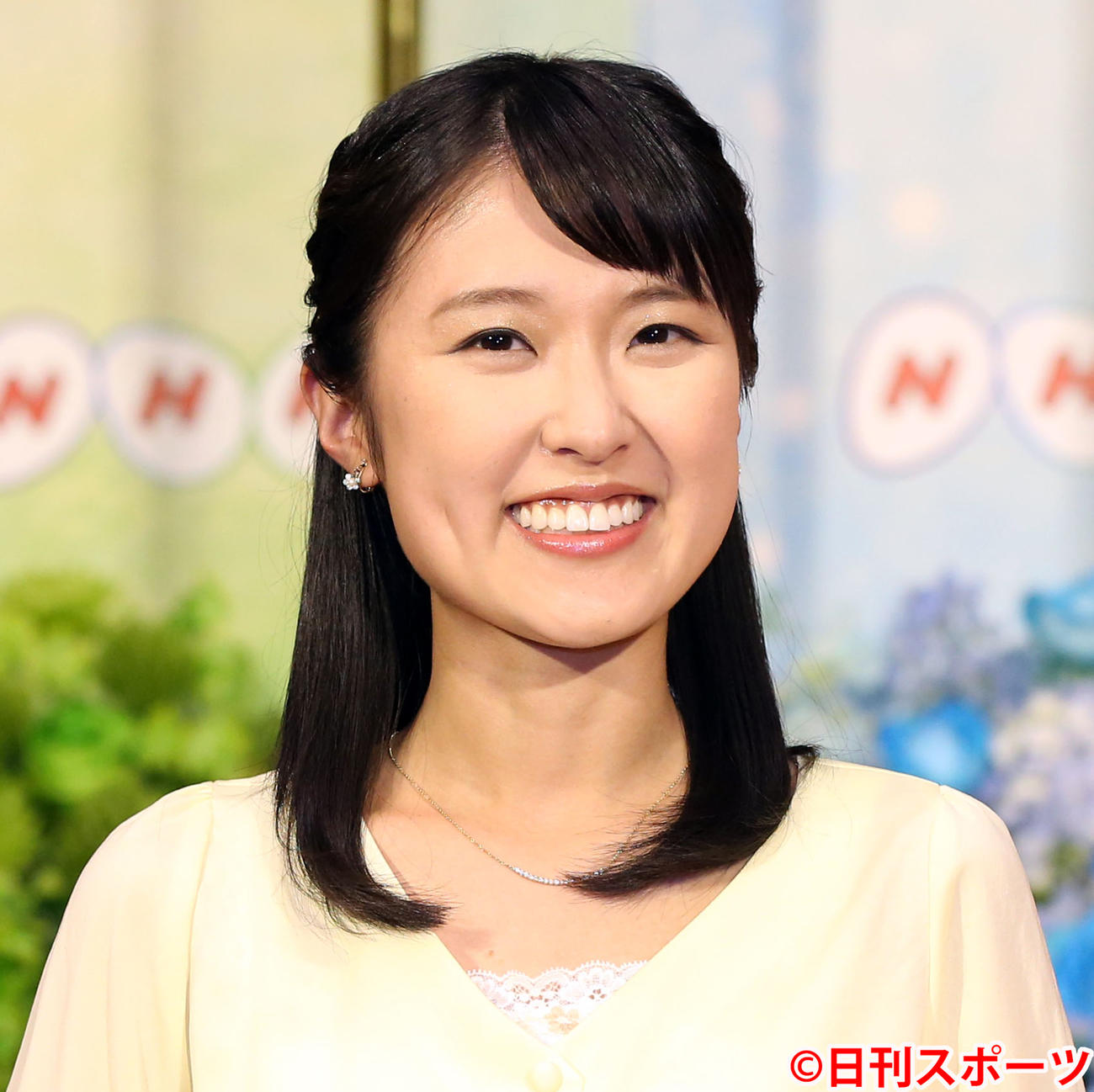 NHK近江友里恵アナウンサー（17年2月16日撮影）