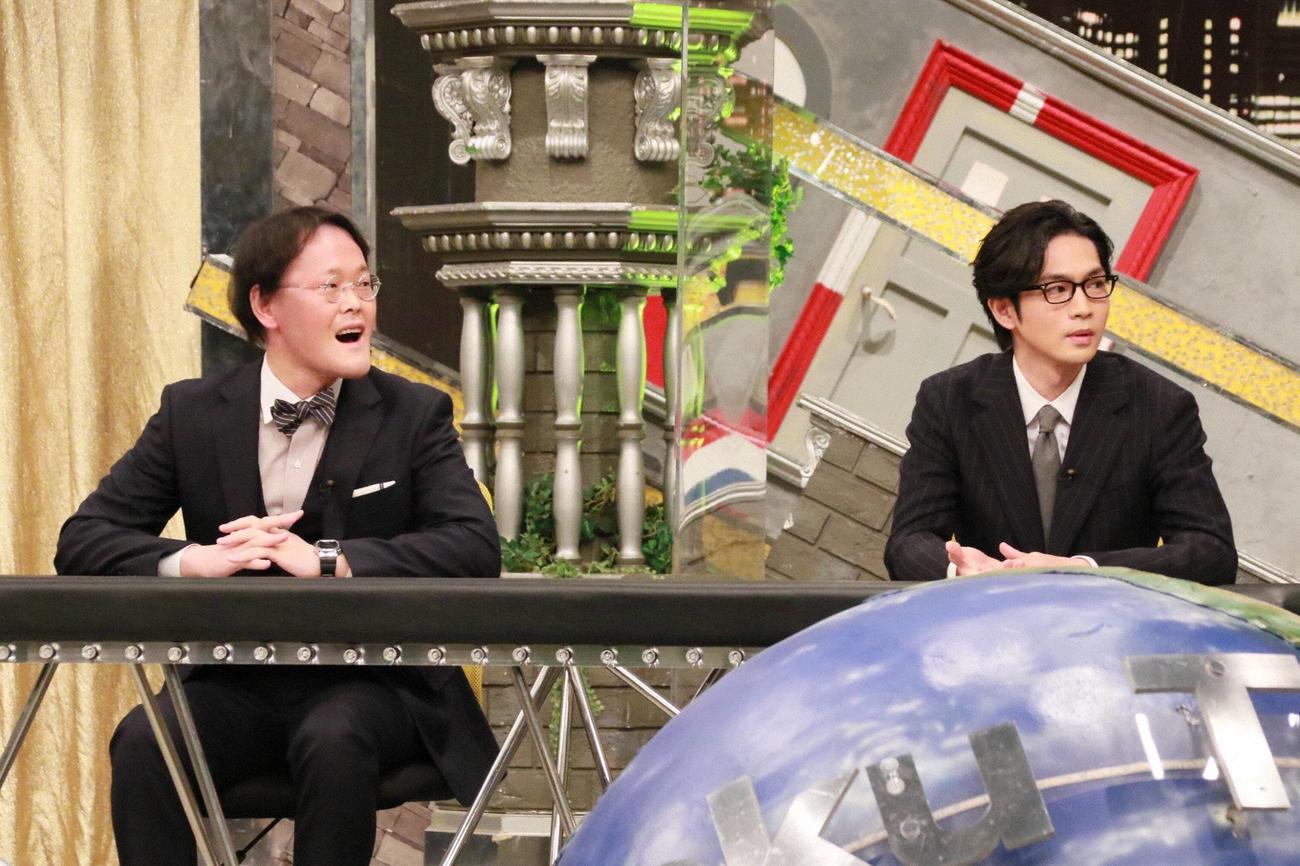 アインシュタイン稲田直樹（左）と松下洸平（C）フジテレビ