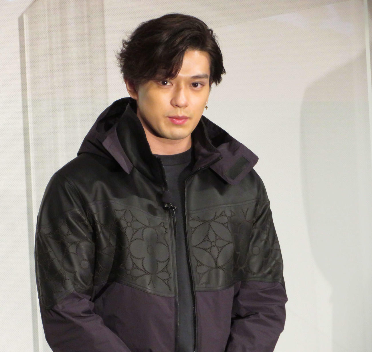 映画「ブレイブ　－群青戦記－」の“天下人に挑戦”イベントに出席した新田真剣佑（撮影・三須佳夏）
