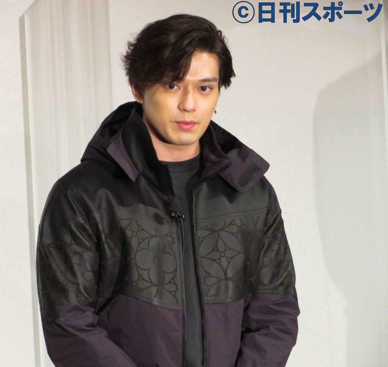 映画「ブレイブ　－群青戦記－」の“天下人に挑戦”イベントに出席した新田真剣佑（撮影・三須佳夏）