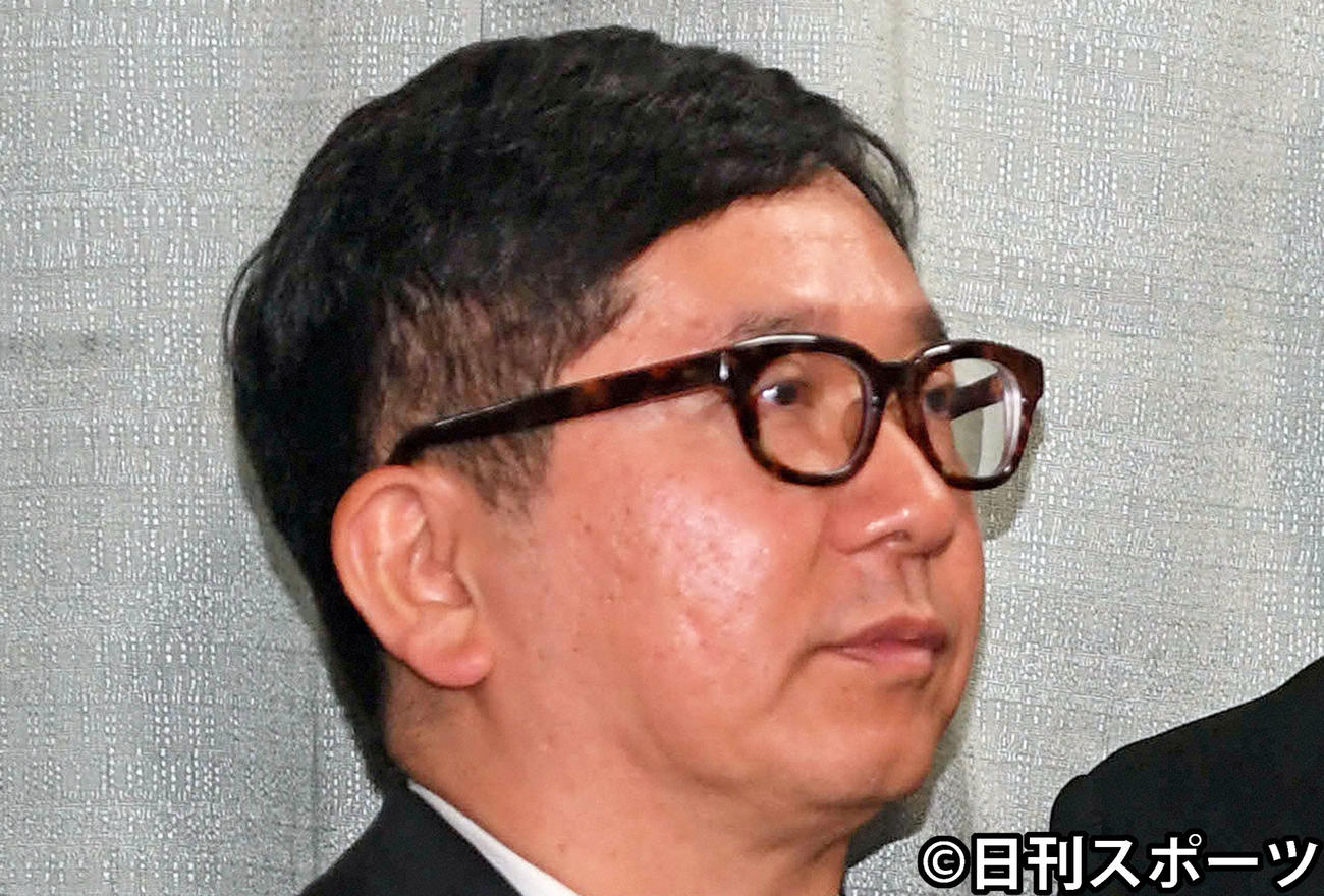 爆笑問題の田中裕二（2019年9月4日撮影）