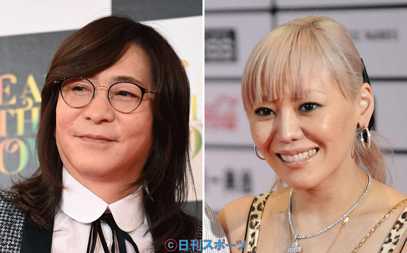 小室哲哉氏（左）とKEIKO