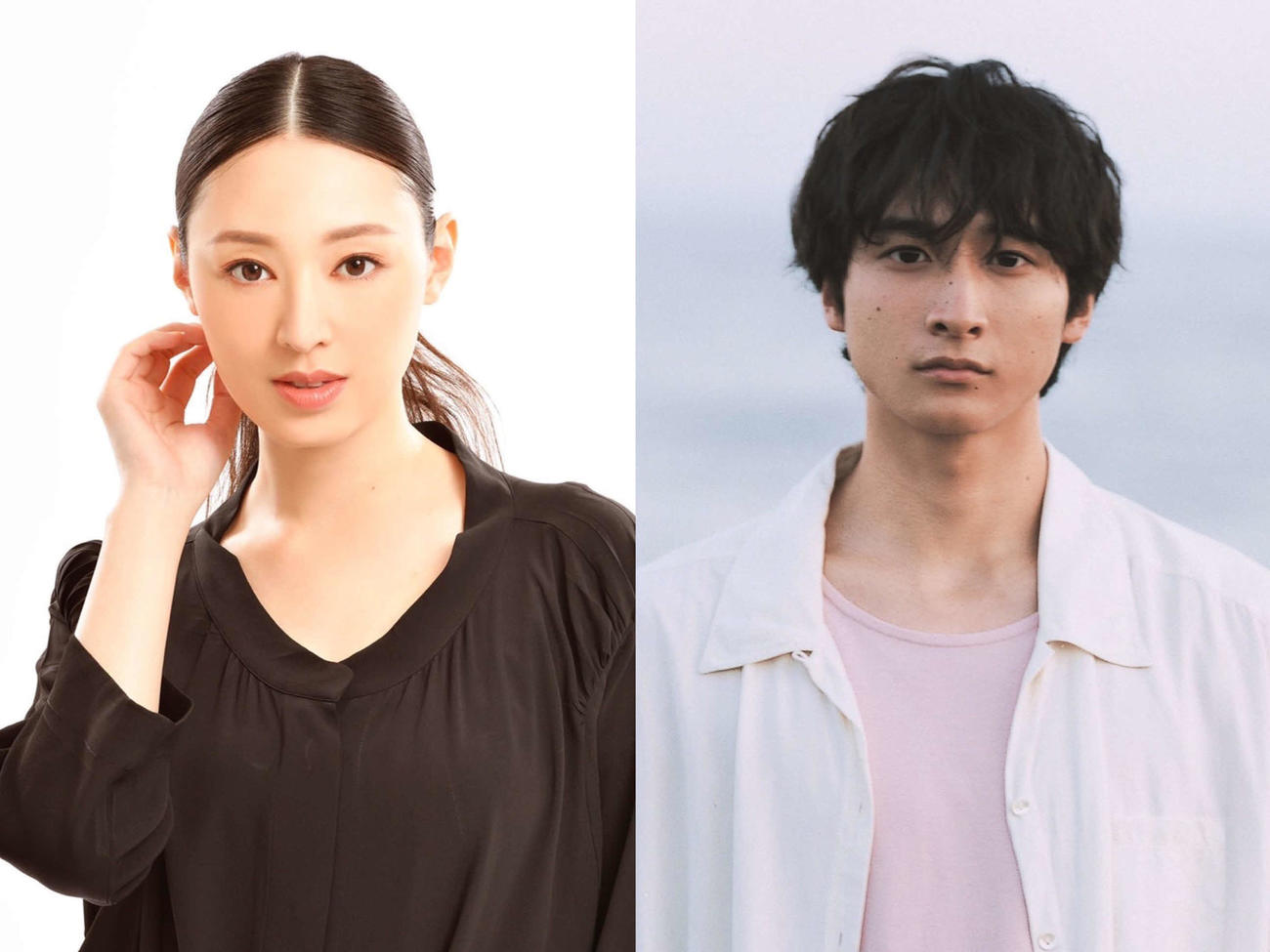 4月放送のテレビ東京系深夜ドラマ「ラブコメの掟～こじらせ女子と年下男子～」に出演する栗山千明（左）と小関裕太