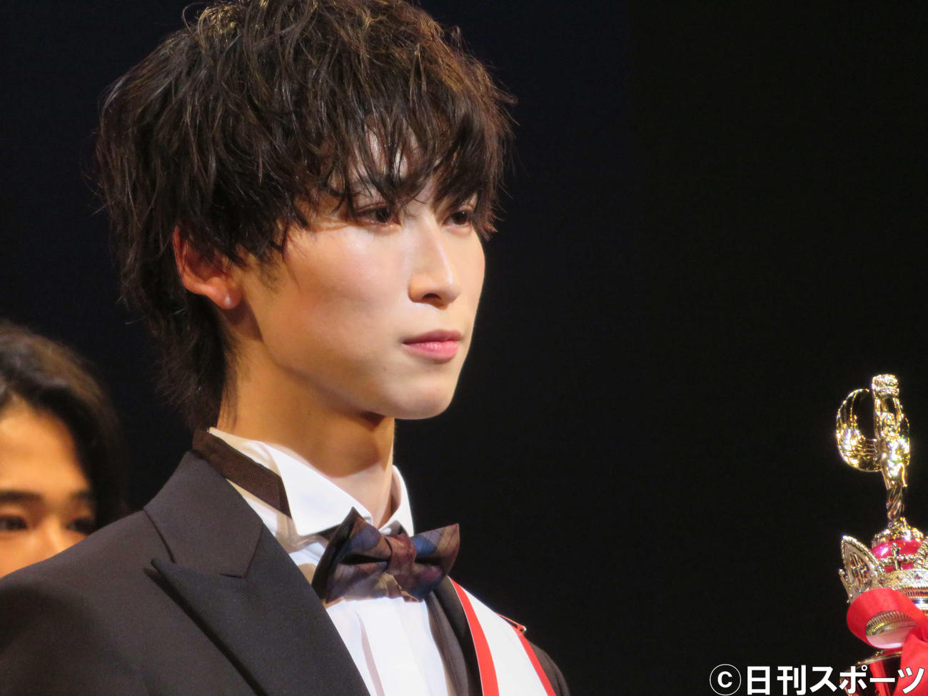 「MR OF MR CAMPUS CONTEST 2021 supported by　メンズリゼ」でグランプリを受賞した鈴木廉さん（撮影・三須佳夏）