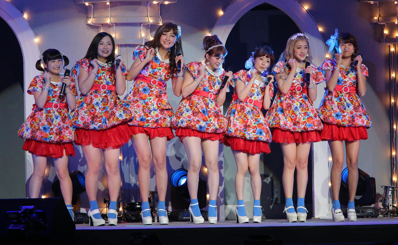 Berryz工房のメンバーたち（15年撮影）