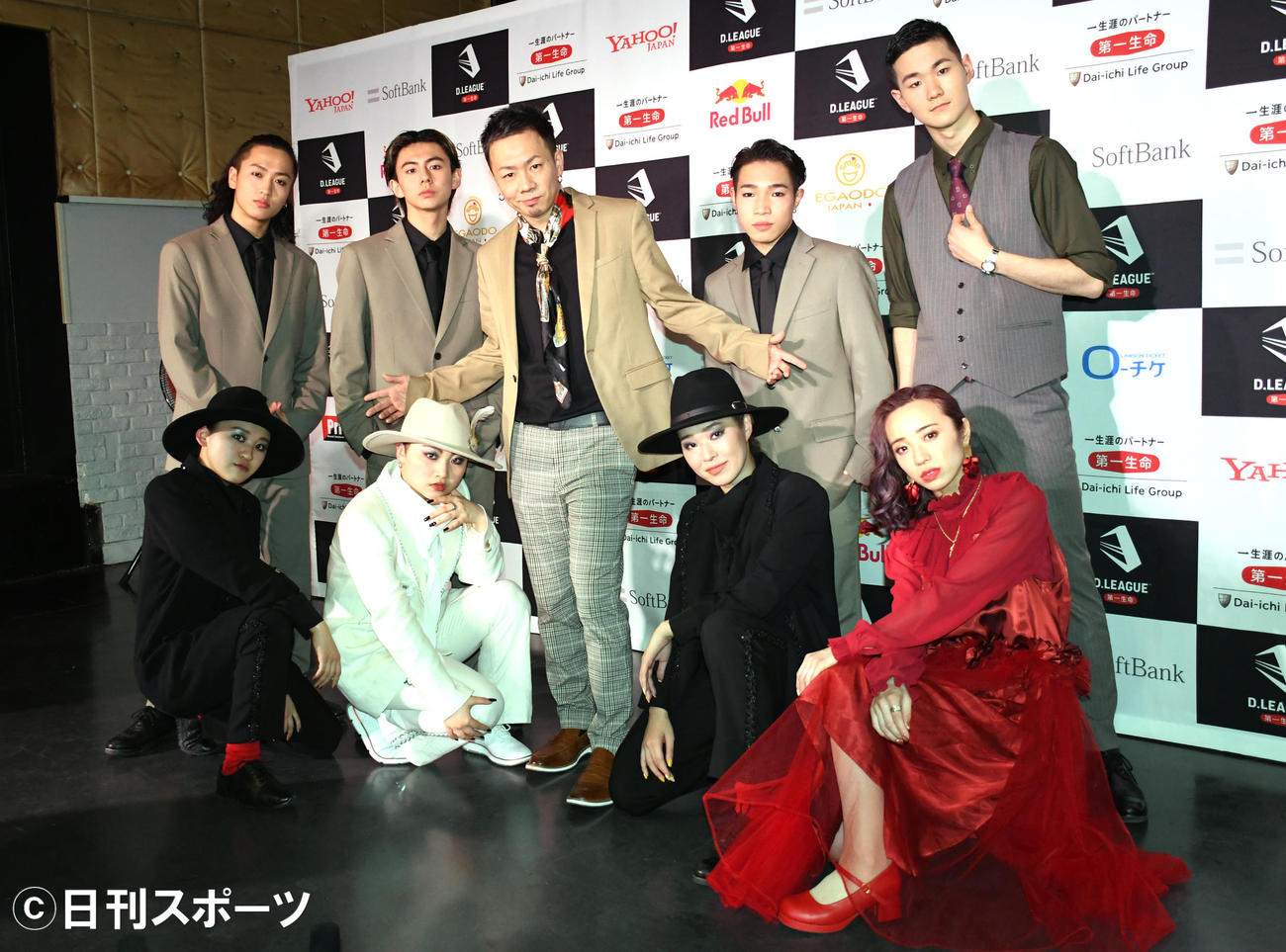D．LEAGUE第5戦で初勝利を飾ったSEPTENI RAPTURESのメンバー（撮影・大友陽平）