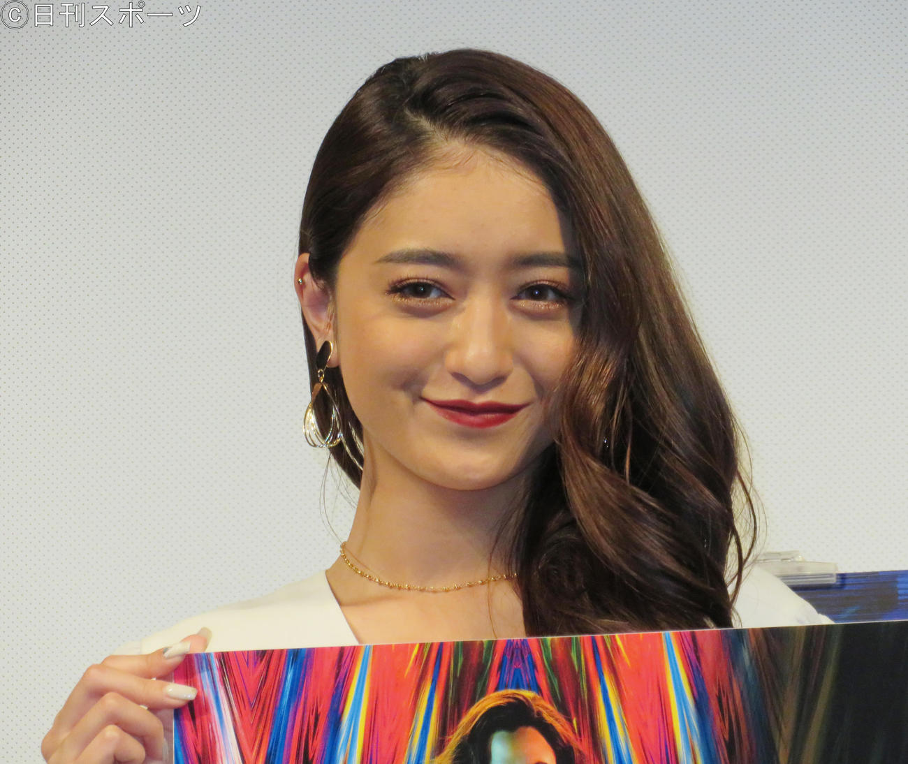 イベントに出席した池田美優（撮影・佐藤勝亮）
