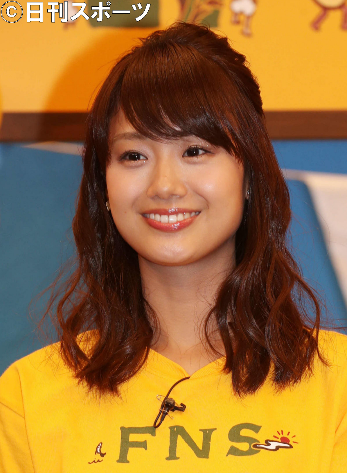 フジテレビ井上清華アナウンサー（18年8月撮影）