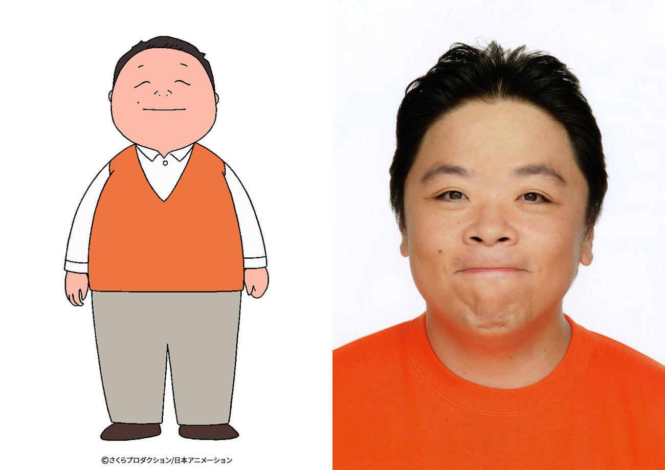 ちびまる子ちゃんに出演する伊集院光（C）さくらプロダクション／日本アニメーション