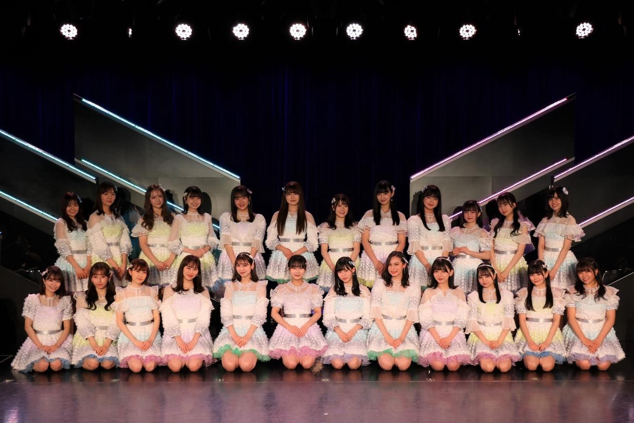 HKT48が5月に発売する新シングルの選抜メンバー24人（C）Mercury