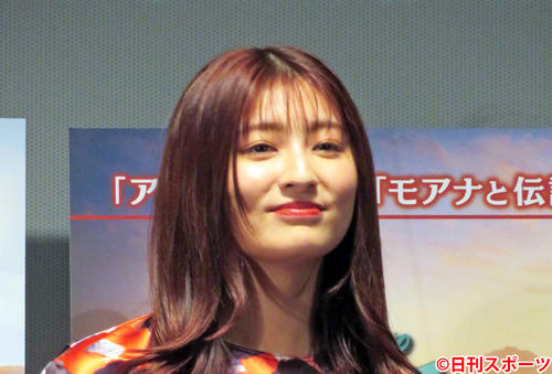 米アニメ映画「ラーヤと龍の王国」大ヒット記念舞台あいさつに登壇した吉川愛(撮影・村上幸将)