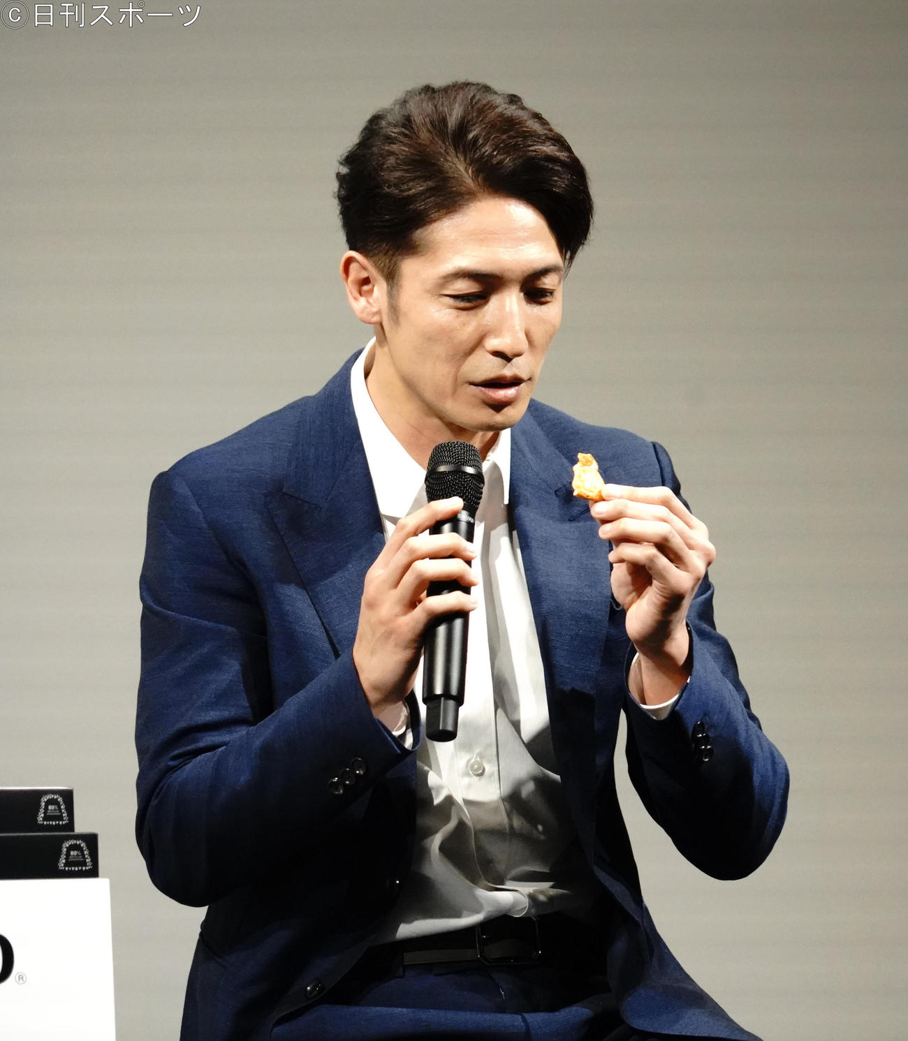 ネスプレッソのデジタルキャンペーン「＃東京コーヒー時間」スタート記念発表会に出席した玉木宏（撮影・佐藤成）